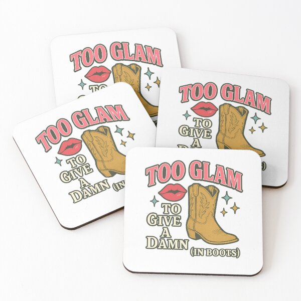 Item preview, Too Glam to Give a Damn (in Boots) | Sassy Western Cowgirl T-Shirt designed and sold by SoulThread Studio.