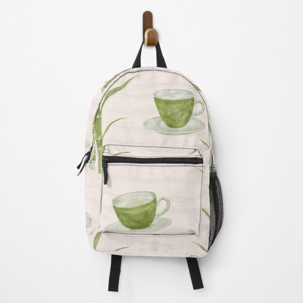 Item preview, Artisan Matcha Bliss – Aesthetic Tea and Leaf Pattern designed and sold by natthaaekf.