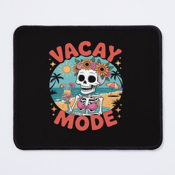 Item preview, Summer Vibes Beach Vacay Summertime Skeleton Vacay Mode designed and sold by tabdejinti.