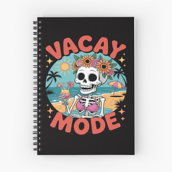 Item preview, Summer Vibes Beach Vacay Summertime Skeleton Vacay Mode designed and sold by tabdejinti.
