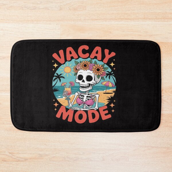 Item preview, Summer Vibes Beach Vacay Summertime Skeleton Vacay Mode designed and sold by tabdejinti.