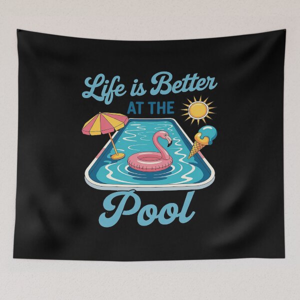 Item preview, Summer Vibes Vacation Summertime Life Is Better At The Pool designed and sold by tabdejinti.