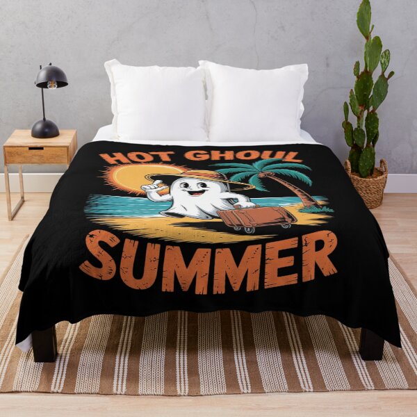 Item preview, Summerween Funny Hot Ghoul Ghost Summer Halloween designed and sold by tabdejinti.