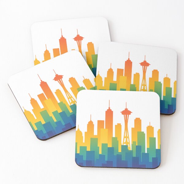 Item preview, Rainbow City Skyline designed and sold by SassyArtistry.