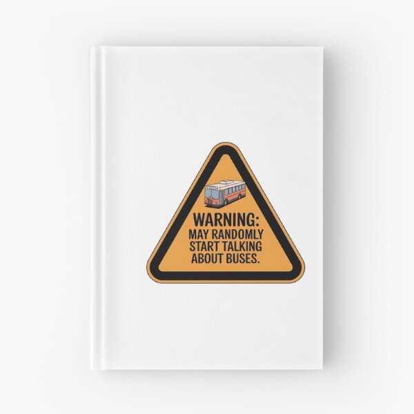Item preview, Warning: May Randomly Start Talking About Buses – Funny Transit Fan designed and sold by CuteDesignables.