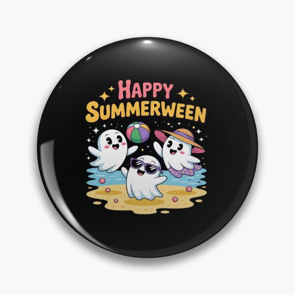 Item preview, Summerween Ghosts Beach Halloween Summer Party Funny designed and sold by tabdejinti.