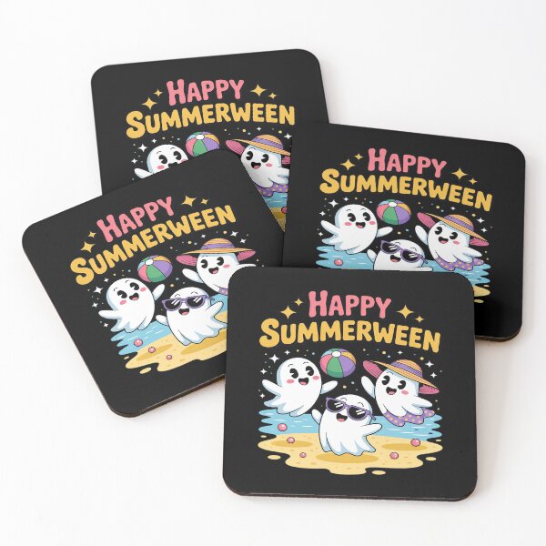 Item preview, Summerween Ghosts Beach Halloween Summer Party Funny designed and sold by tabdejinti.