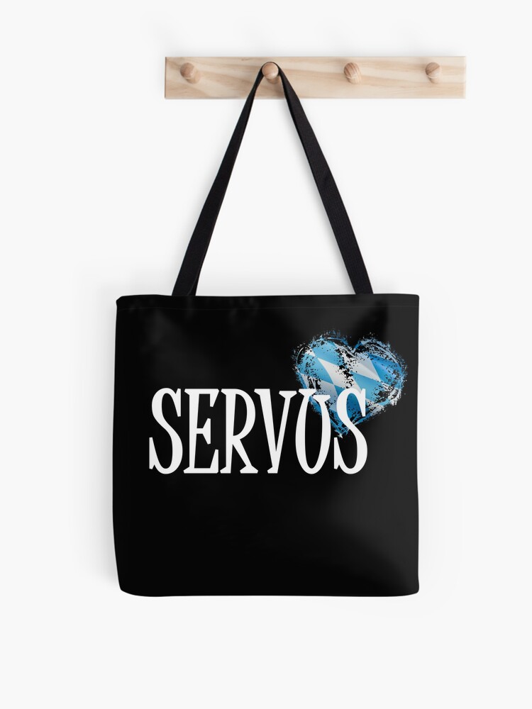 Stofftasche mit Servus bayern Sprüche von ChrisFeil