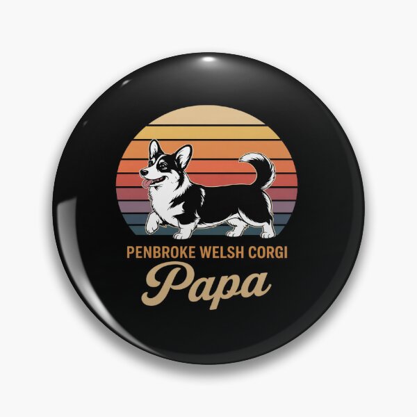 Item preview, Sunset Pembroke Welsh Corgi Papa designed and sold by tabdejinti.