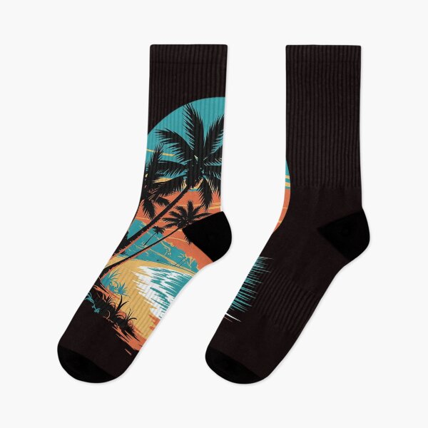 Item preview, Sunset Beach Palm Trees Ocean designed and sold by tabdejinti.