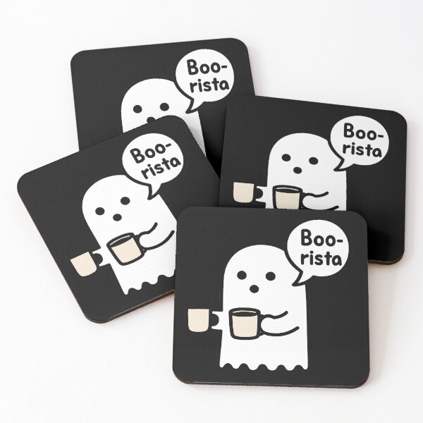 Item preview, Boo Rista the Coffee Ghost designed and sold by designbykev.