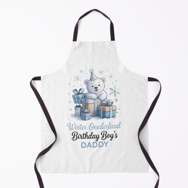 Item preview, Daddy Blue Winter Onederland Baby Boy 1st Birthday designed and sold by PunkNation-Arts.