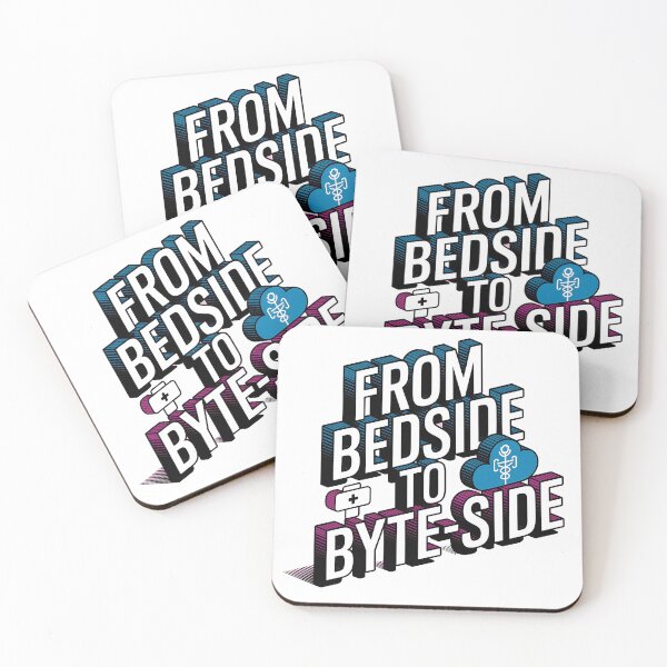 Item preview, From Bedside to Byte-Side – Funny Informatics Nurse & Healthcare Tech designed and sold by CuteDesignables.