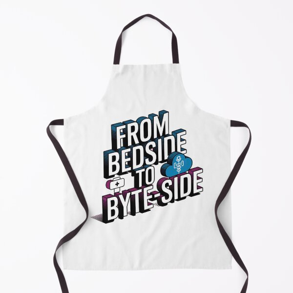 Item preview, From Bedside to Byte-Side – Funny Informatics Nurse & Healthcare Tech designed and sold by CuteDesignables.