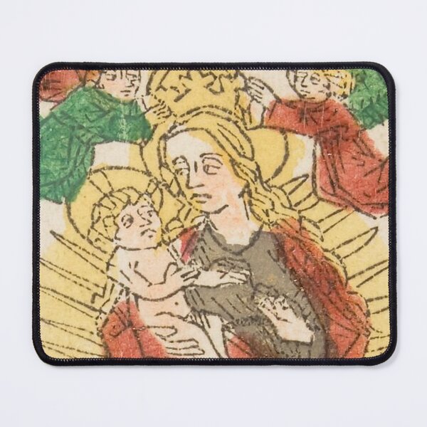 Item preview, Madonna in Glory Crowned by Angels designed and sold by AnimaliaStar.