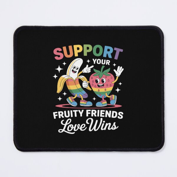Item preview, Support Your Fruity Friends Gay Les Pride Month LGBTQ Ally designed and sold by ticlitule.