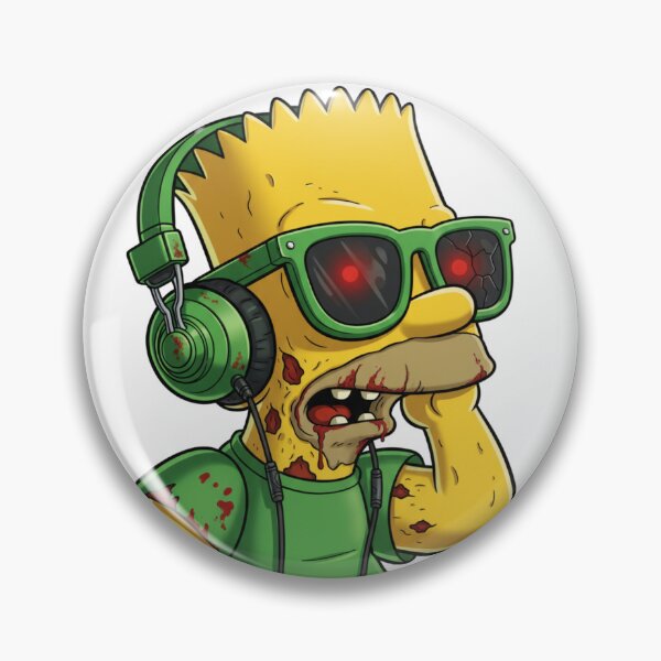 Item preview, Zombie Bart: Undead Trouble Maker designed and sold by Mind-Over-Mood.