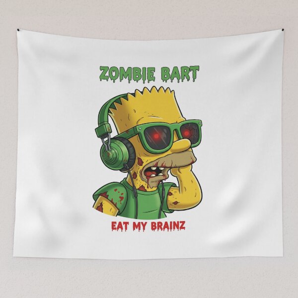 Item preview, Zombie Bart: Undead Trouble Maker designed and sold by Mind-Over-Mood.
