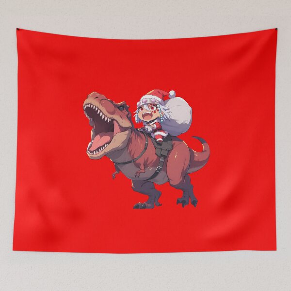 Item preview, Tengen Uzui Riding T-Rex Santa Christmas Demon Slayer Anime designed and sold by TorbenKuhano.