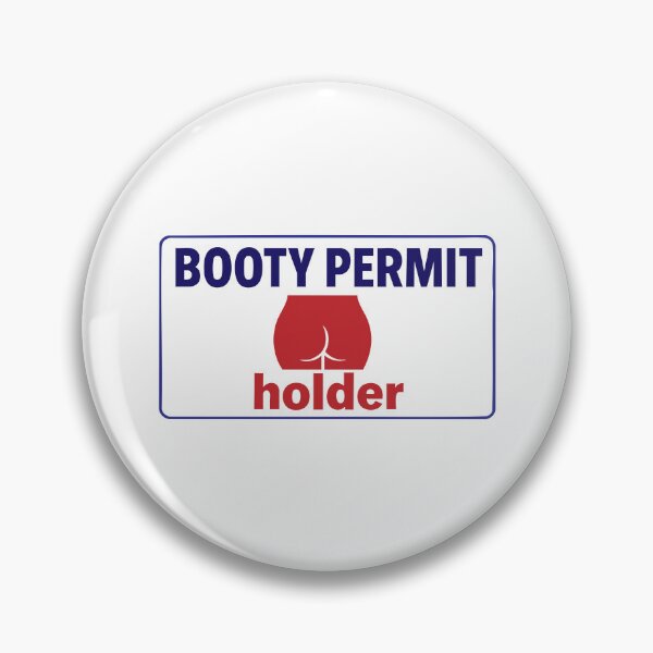 Item preview, Booty Permit Holder designed and sold by ChickenFund.