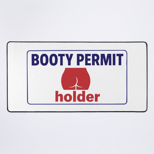 Item preview, Booty Permit Holder designed and sold by ChickenFund.
