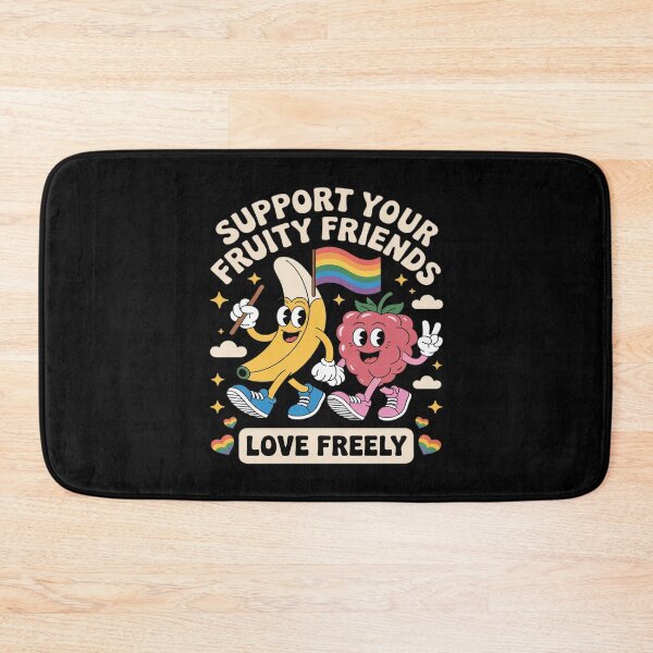 Item preview, Support Your Fruity Friends Retro Fruit LGBT Pride Support designed and sold by ticlitule.