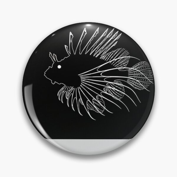 Item preview, White lionfish designed and sold by Nu Sigma 1985.
