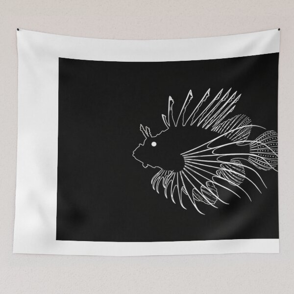 Item preview, White lionfish designed and sold by Nu Sigma 1985.