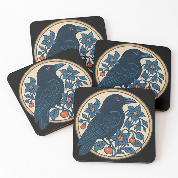 Item preview, Raven in the Nightshade  designed and sold by Jennifer Chiera.