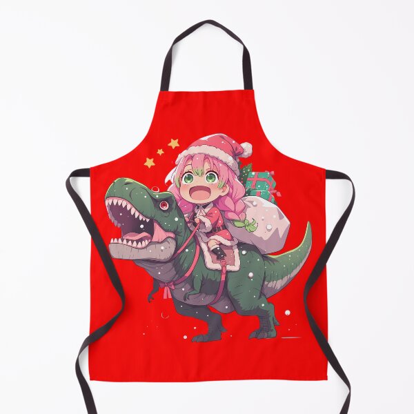 Artikelvorschau, Mitsuri Kanroji Weihnachten Dinosaurier Ride Demon Slayer Anime entworfen und verkauft von TorbenKuhano.