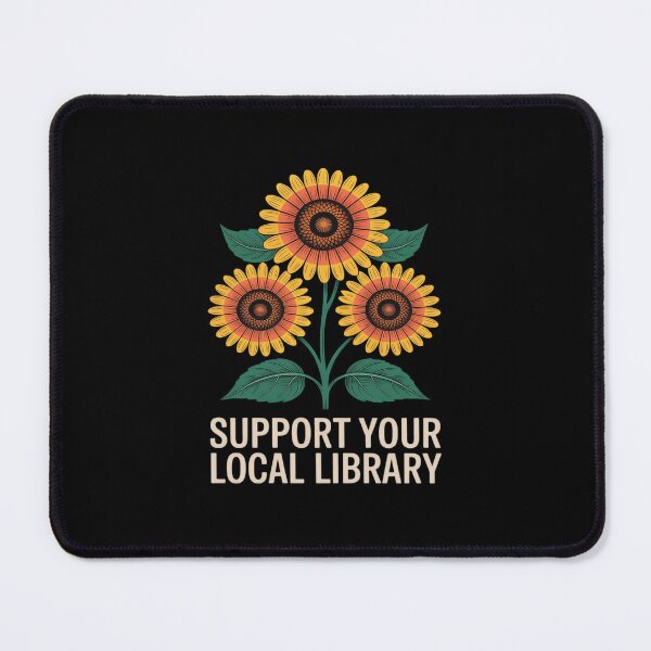 Item preview, Support Your Local Library Book Reader Lover Bookworm designed and sold by ticlitule.