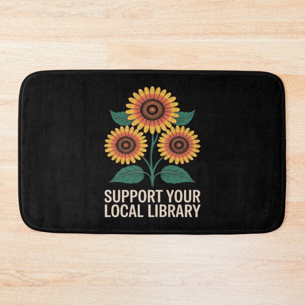 Item preview, Support Your Local Library Book Reader Lover Bookworm designed and sold by ticlitule.