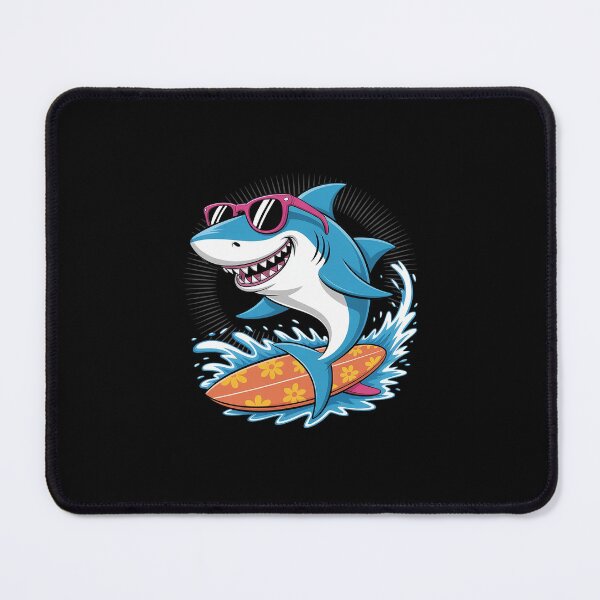 Item preview, Surfing Shark Cute Sea Animal designed and sold by ticlitule.