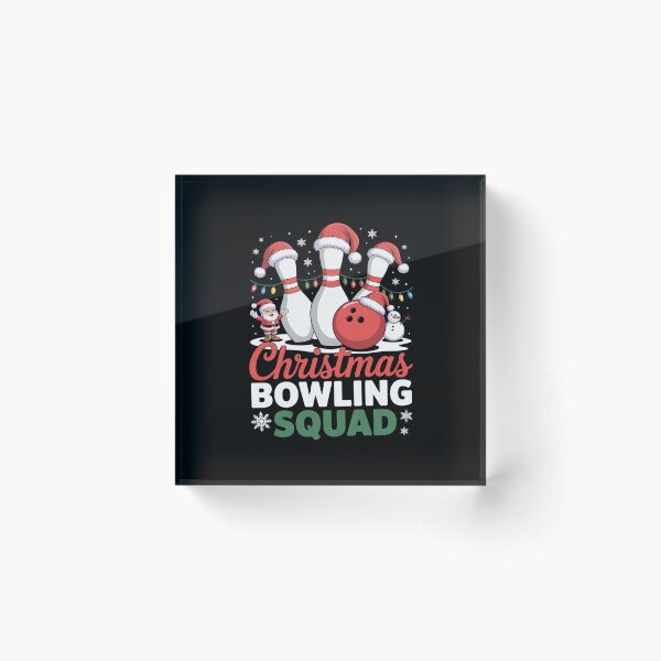 Item preview, Christmas Bowling Squad Xmas Santa Bowling Player designed and sold by marcusry.