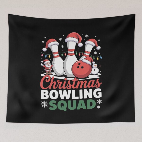 Item preview, Christmas Bowling Squad Xmas Santa Bowling Player designed and sold by marcusry.