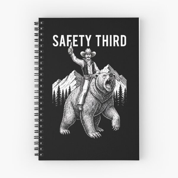 Item preview, Safety Third Funny Sarcastic Cowboy Safety Third Gear designed and sold by DynamicDesign.