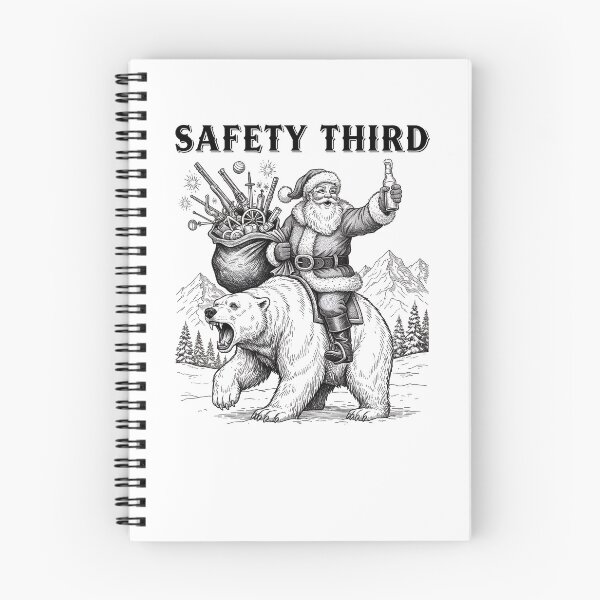 Item preview, Safety Third Funny Sarcastic Christmas Safety Third Gear designed and sold by DynamicDesign.