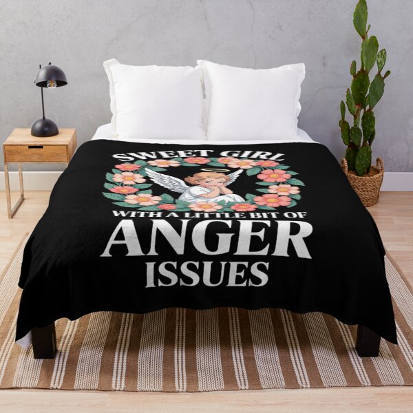 Item preview, Sweet Girl With A Little Bit Of Anger Issues designed and sold by ticlitule.