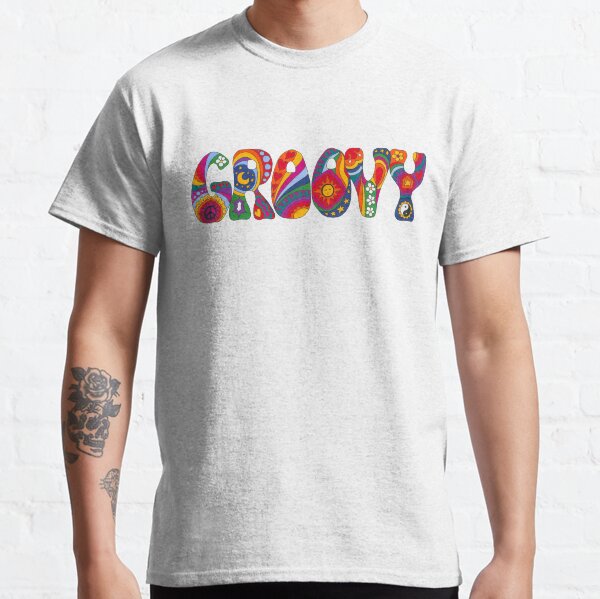 Psychedelic Groovy Classic T-Shirt