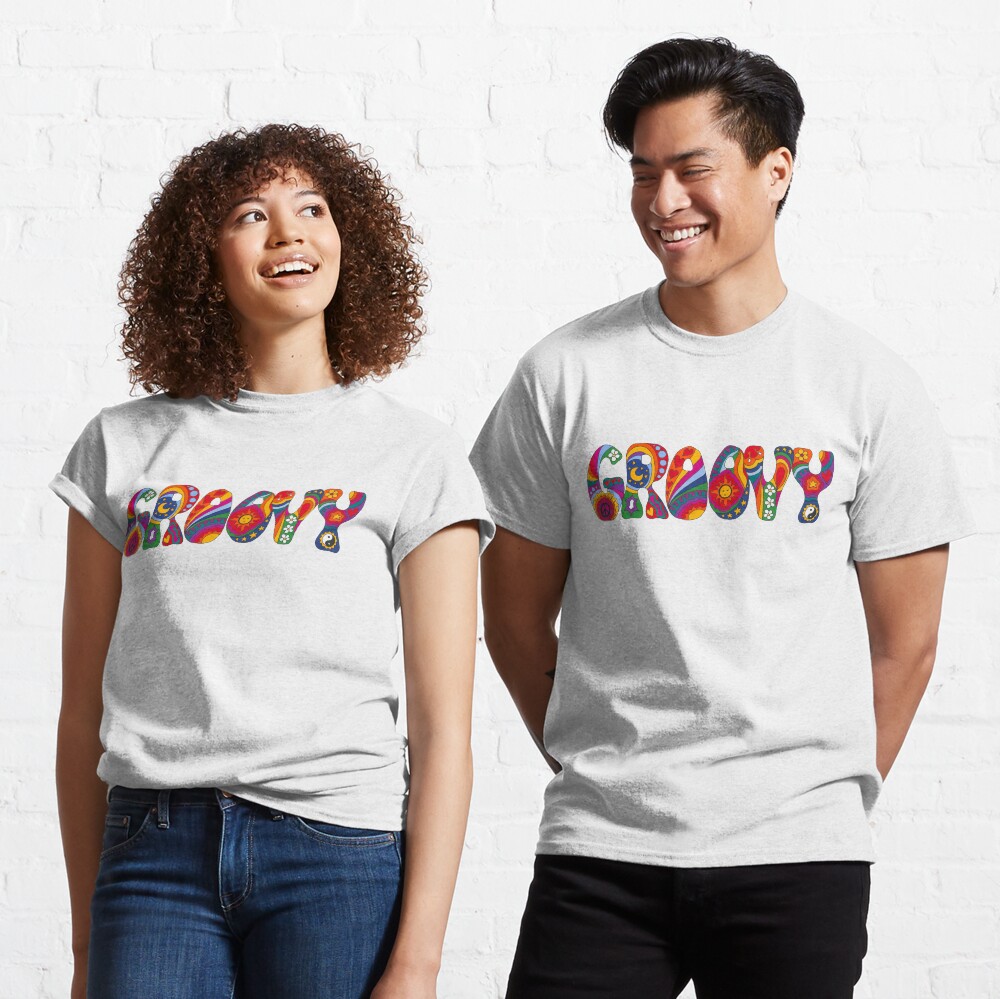 Psychedelic Groovy Classic T-Shirt