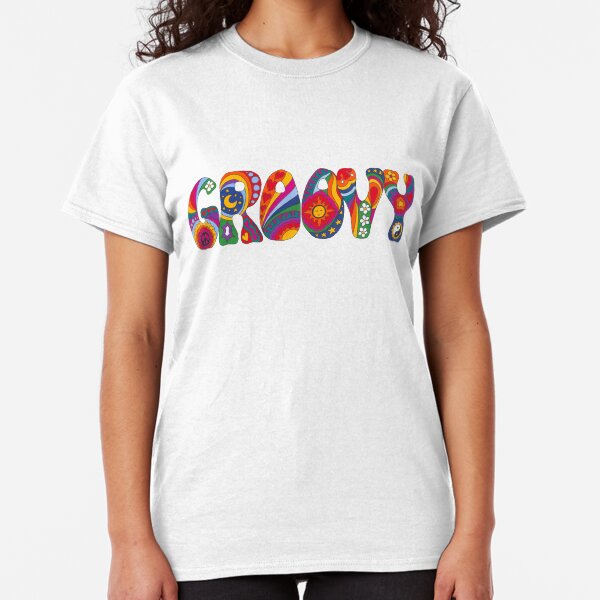 Psychedelic Groovy Classic T-Shirt
