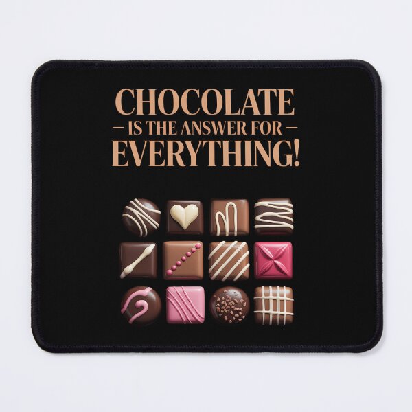 Item preview, Chocolate is The Answer for Everything - Men Women Children designed and sold by HellD3vil-Art.
