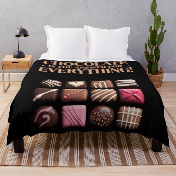 Item preview, Chocolate is The Answer for Everything - Men Women Children designed and sold by HellD3vil-Art.