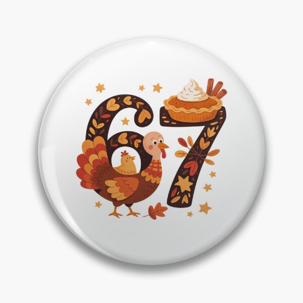 Item preview, 67 Meme Thanksgiving Turkey Day Funny Holiday Six Seven designed and sold by VladoZork.