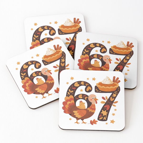 Item preview, 67 Meme Thanksgiving Turkey Day Funny Holiday Six Seven designed and sold by VladoZork.