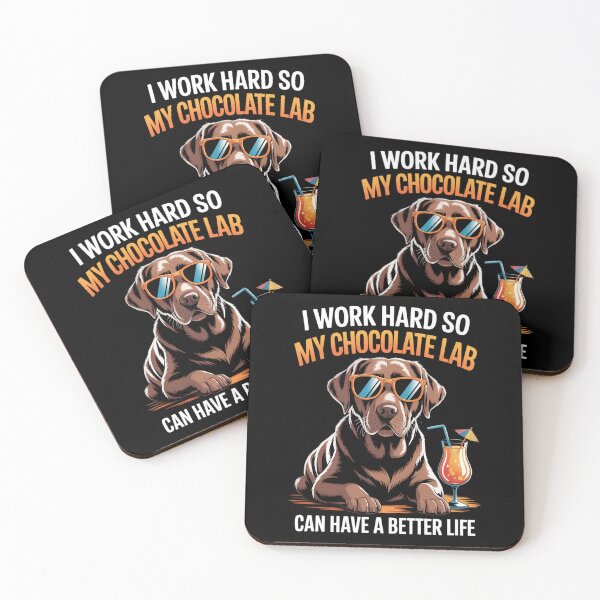 Item preview, Chocolate Labrador Dog Chocolate Lab Lovers designed and sold by HellD3vil-Art.