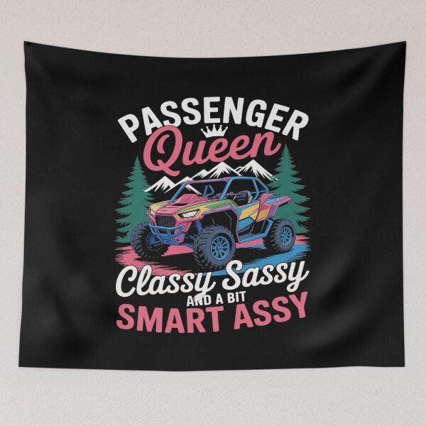 Item preview, SXS UTV Passenger Queen Classy Sassy Smart Assy Fun designed and sold by ticlitule.