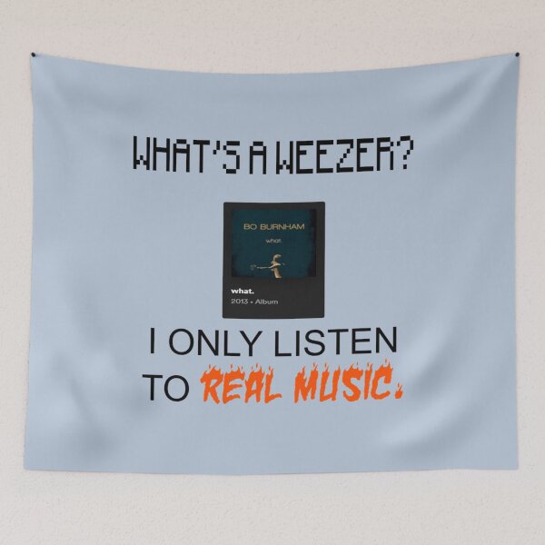 Item preview, I only listen to REAL music Bo Burnham designed and sold by Tillylamber.