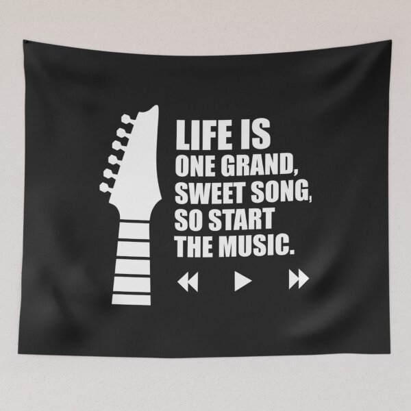 Item preview, Life is one grand sweet song so start the music designed and sold by Tillylamber.