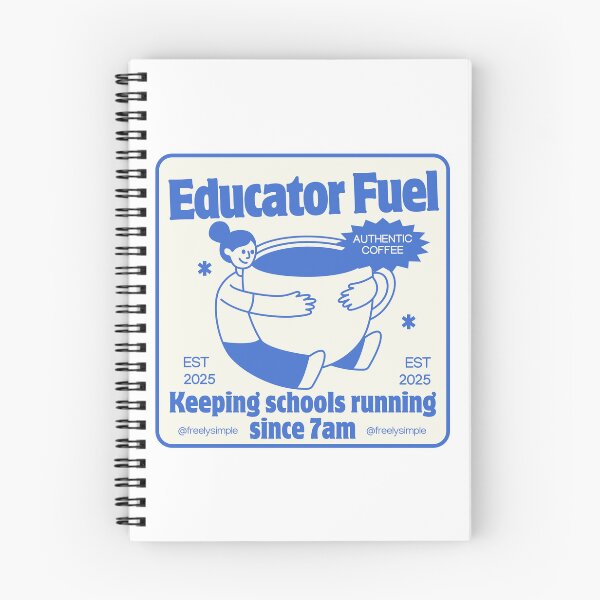 Item preview, Educator Fuel Sticker designed and sold by freelysimple.